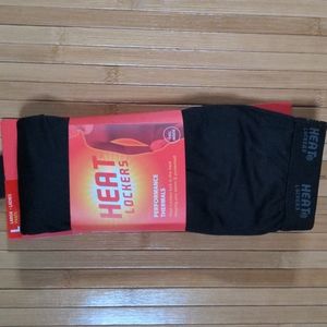 Womens Heat Lockers Black Thermal Long Underwear Pants, Size Large, NEW